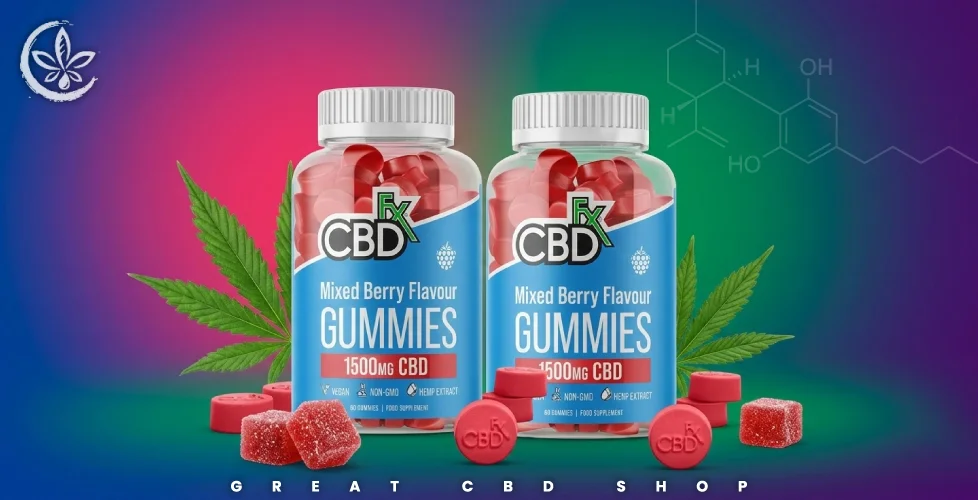 CBDfx Mixed Berry CBD Gummies