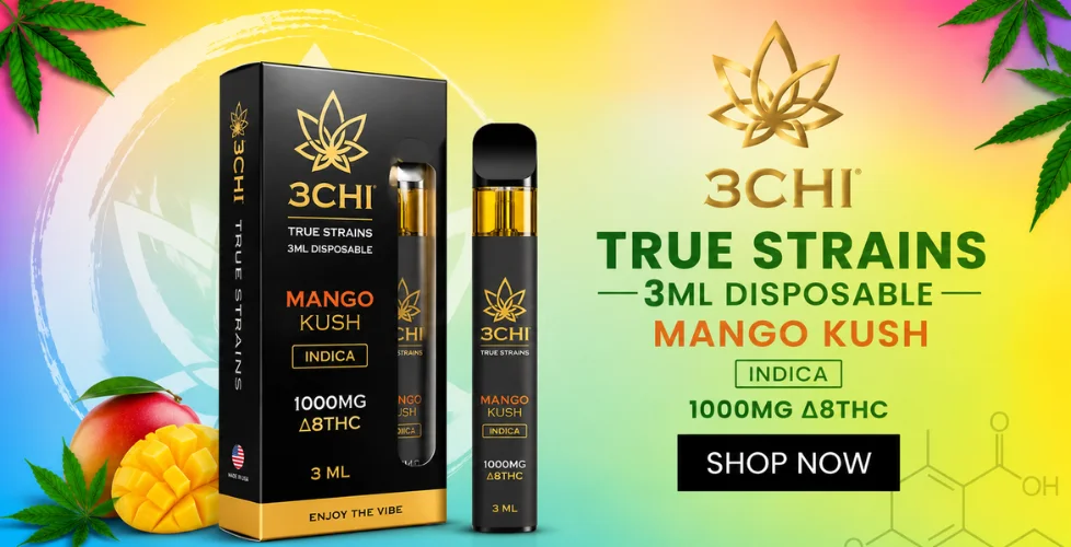 3CHI True Strains Premium 3ml Disposable Vape