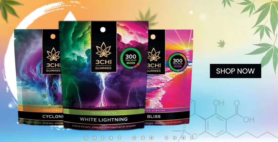 3Chi True Strains Gummies – Available in 300mg, 1280mg & 2000mg