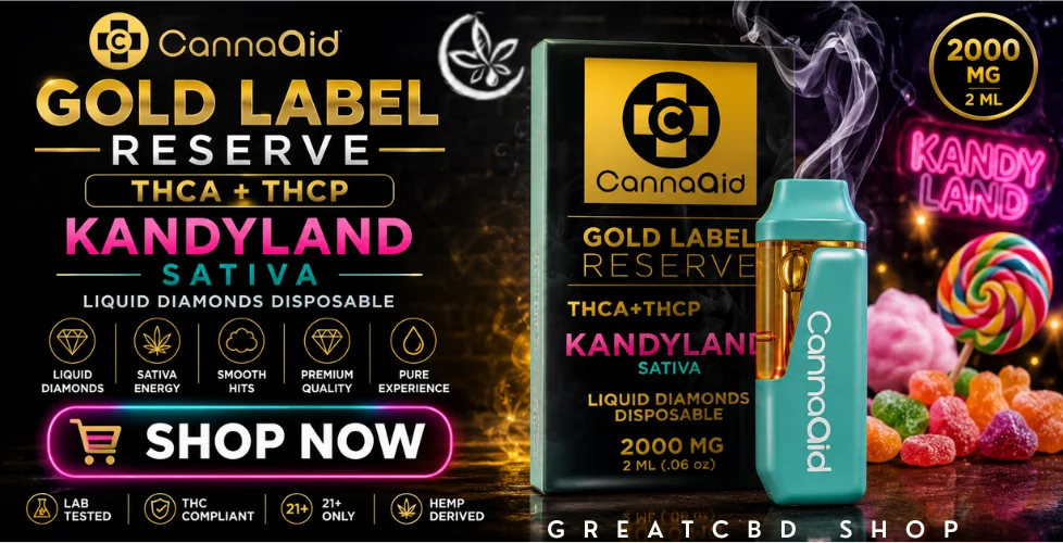 CannaAid Gold Reserve THCa + THCp + THCb Disposable Vape