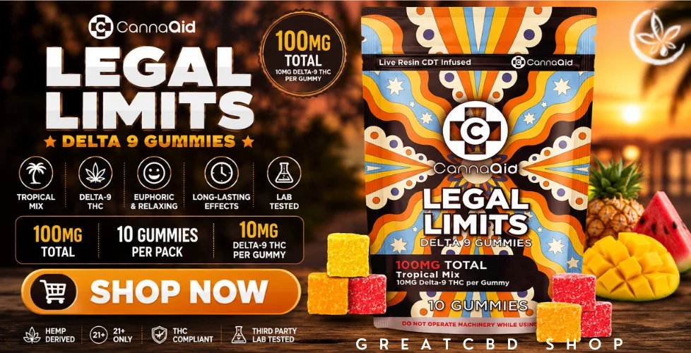 CannaAid Legal Limits Delta 9 Gummies