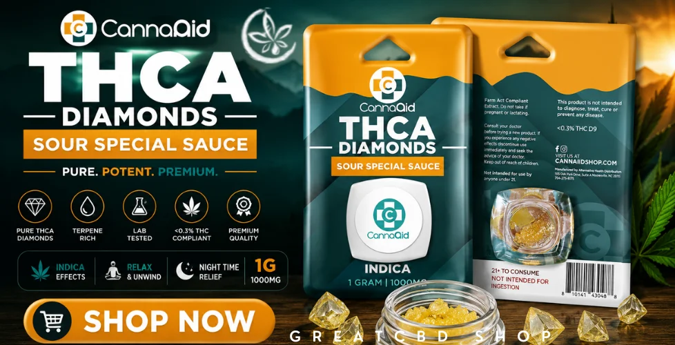 CannaAid THCa Diamonds Dab 1g