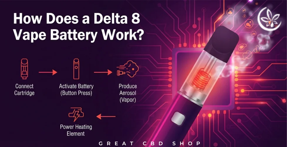 How Does a Delta 8 Vape Battery Work