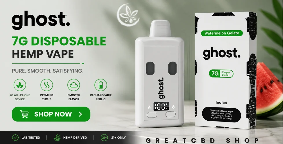 Ghost Casper Blend Disposable Vape 7g