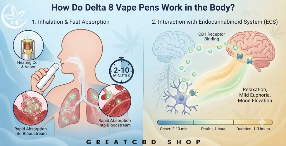 How Do Delta 8 Vape Pens Work in the Body