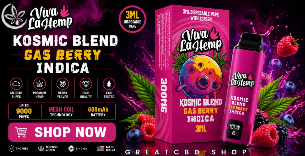 Viva La Hemp Kosmic Blend Disposable Vape 3g