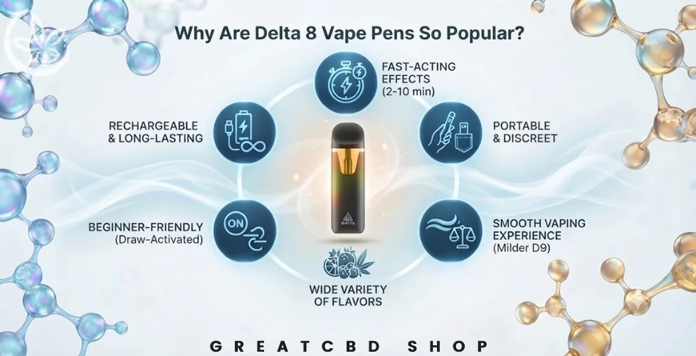 Why Are Delta 8 Vape Pens So Popular