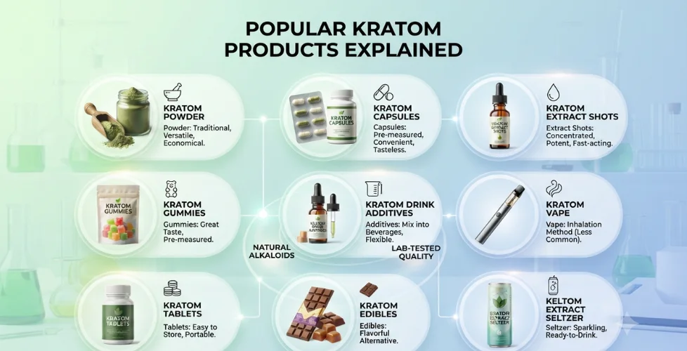 Popular Kratom Products Explained
