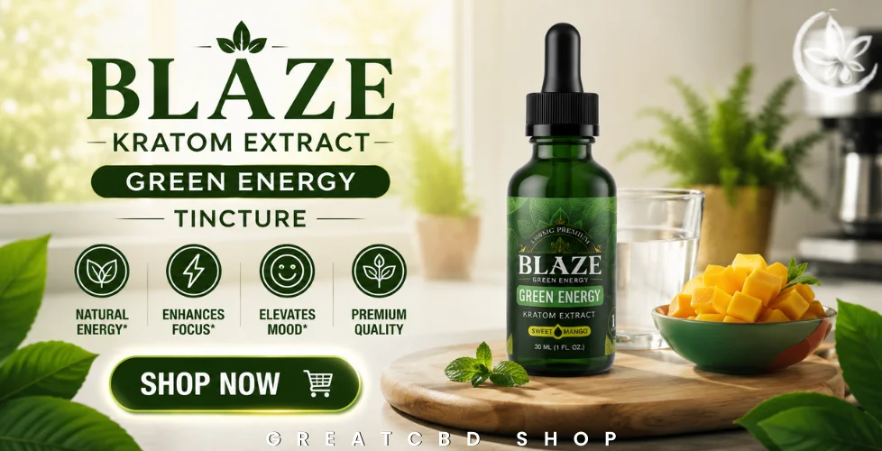 Blaze Kratom Extract GREEN ENERGY Tincture