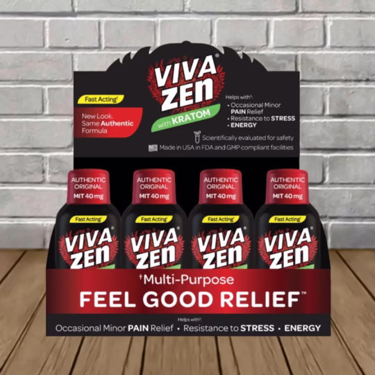 Vivazen Kratom Shot 2oz - BULK CASE DEAL
