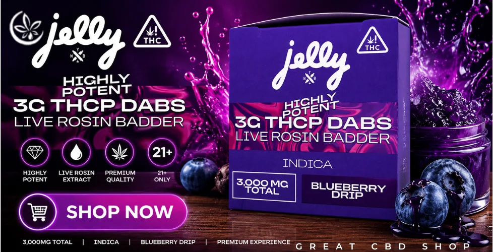 Jelly THCP Dabs 3G Live Rosin Badder