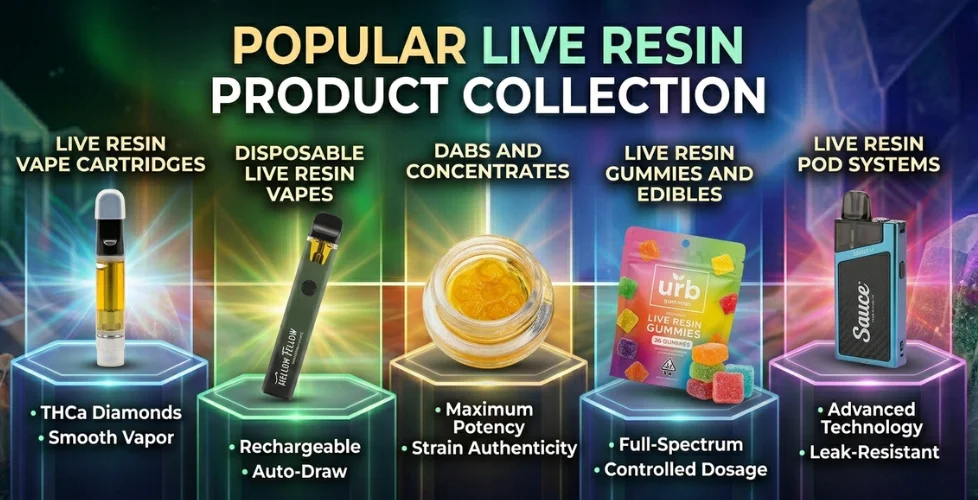 Popular Live Resin Product Collection