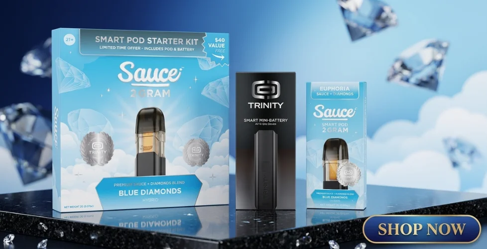 Sauce x Trinity True Live Resin Starter Kit 2g