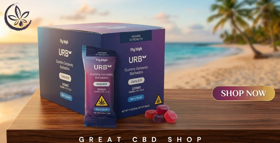 Urb D8 D9 Live Resin Gummies 200mg – 2ct