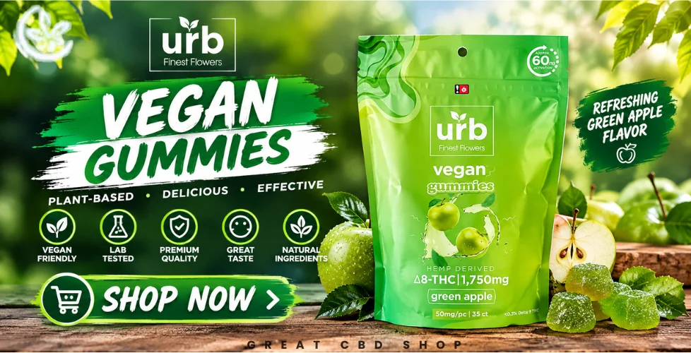 URB Delta 8 – Delta 10 Vegan Gummies