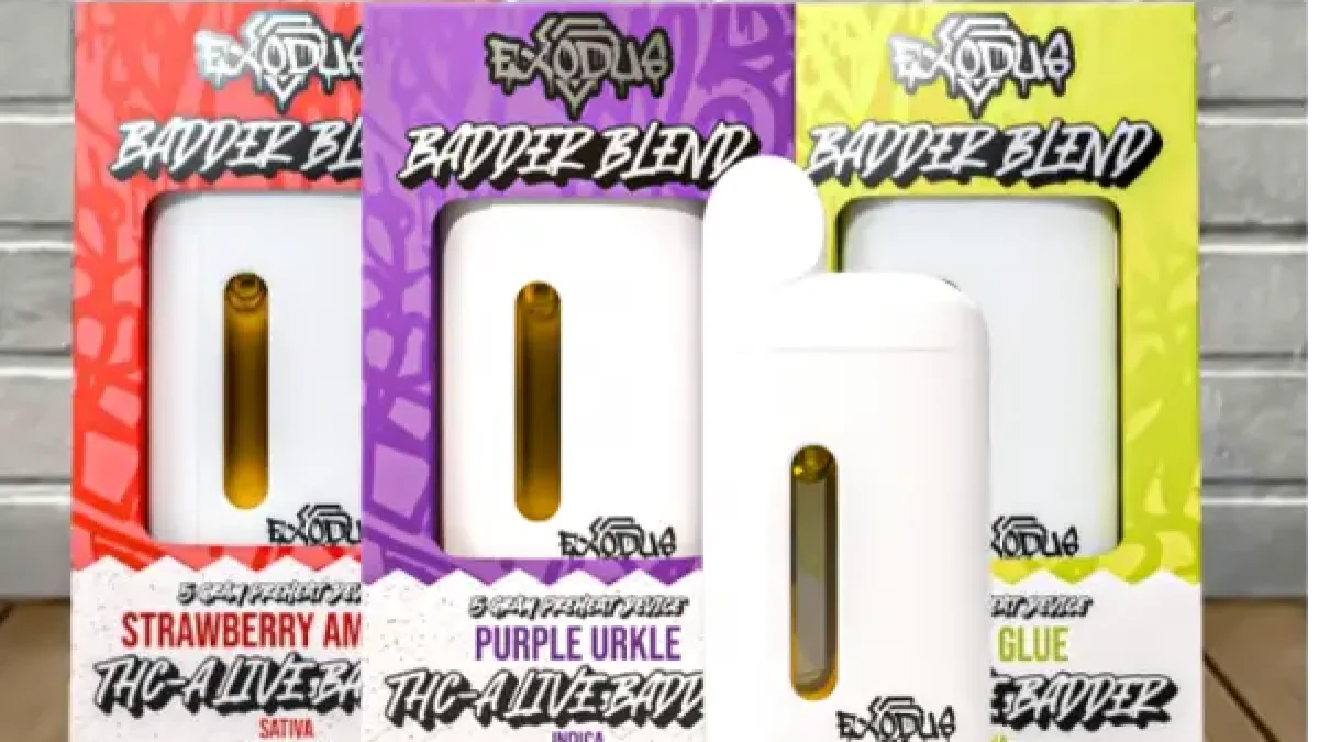 exodus badder blend preheat thca disposable vape 5 grams Exodus THC-OP Omega Badder Disposable 3.5G main image 0