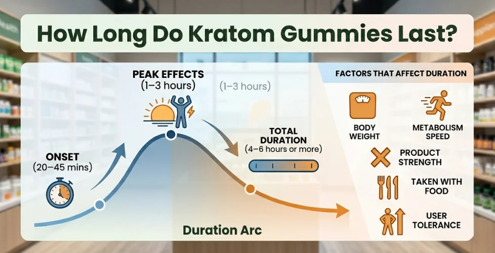 How Long Do Kratom Gummies Last?
