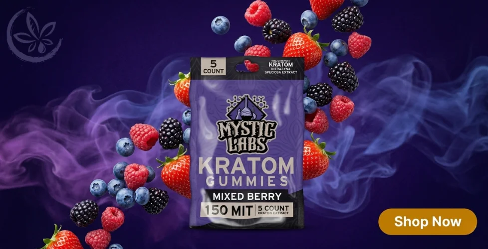 Mystic Labs Kratom Extract Gummies 150mit