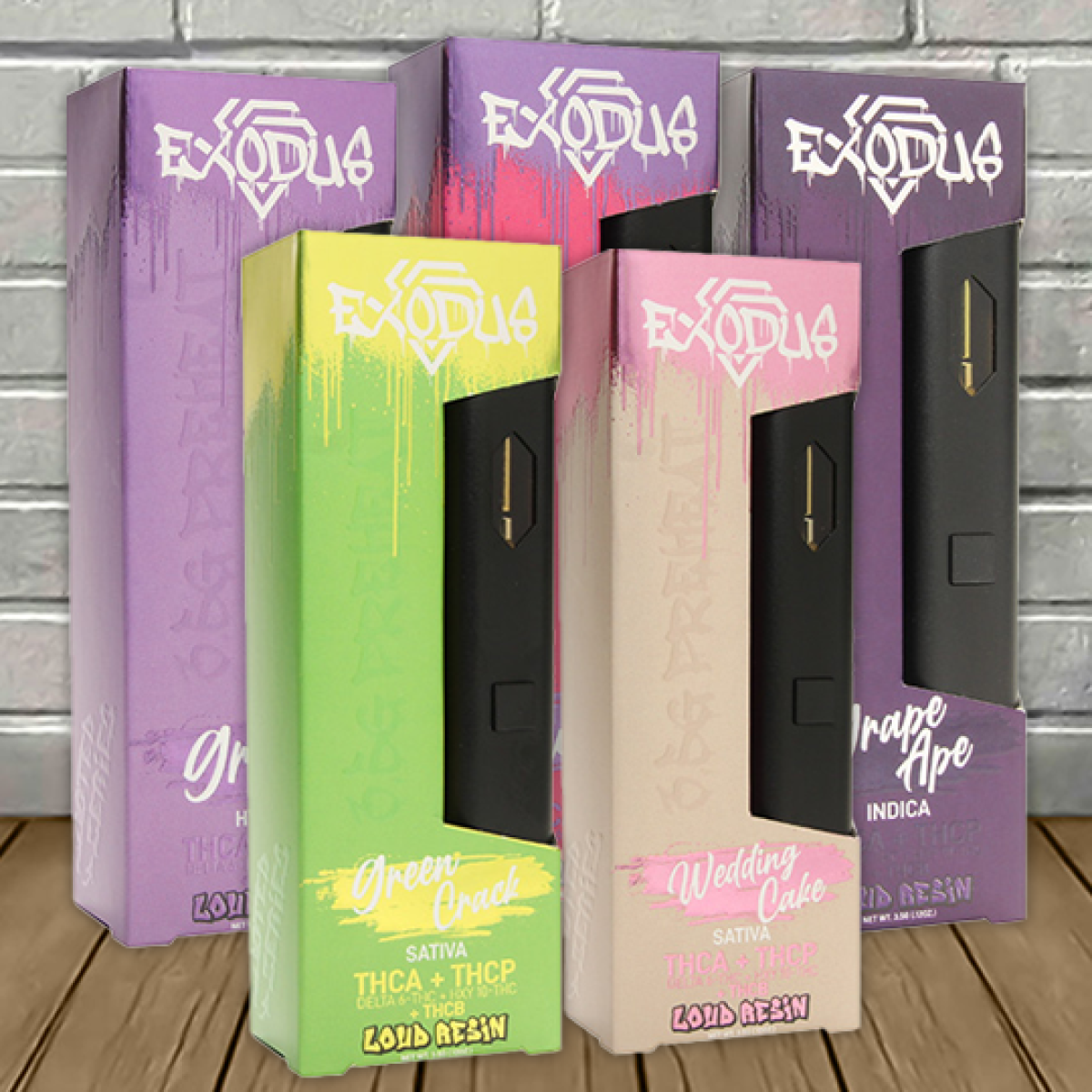 Exodus Live Resin Zooted Series Disposable 3.5g - Great CBD Shop