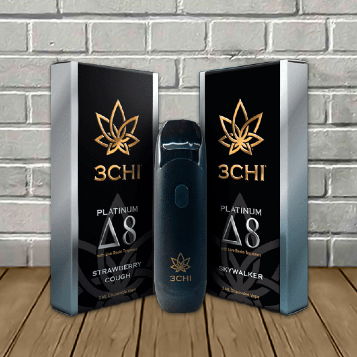 3chi delta 8 thc disposable vape 3Chi Berry White Delta 8 THC Vape Cartridge main image 1