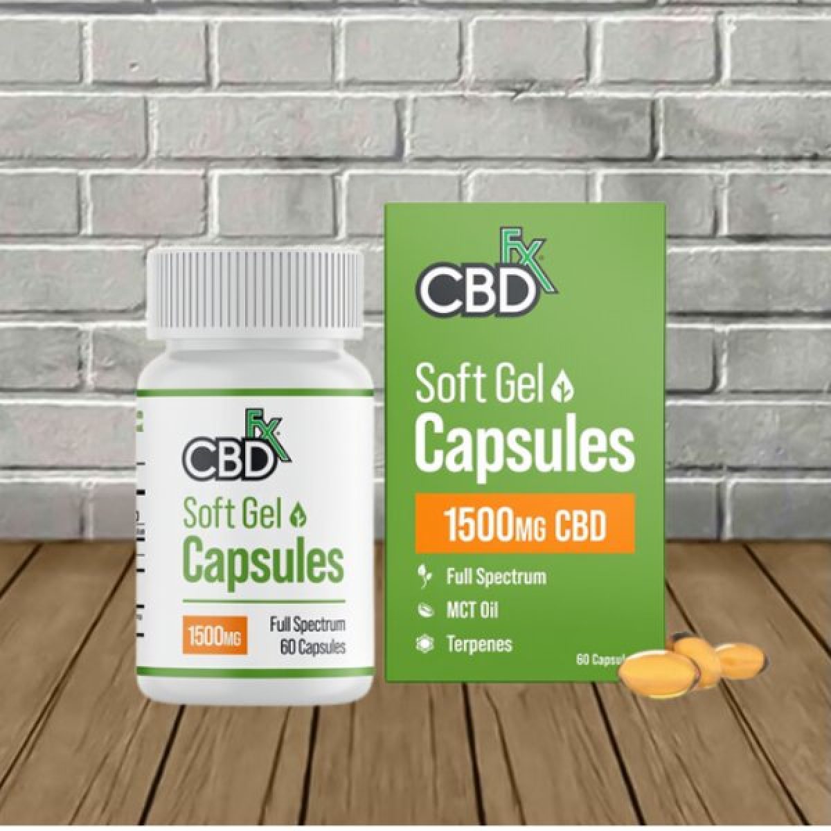 CBDfx Full Spectrum CBD Soft Gel Capsules 1500mg - Great CBD Shop