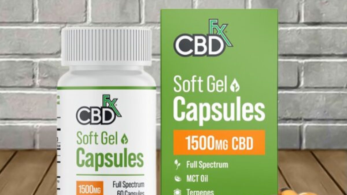CBDfx Full Spectrum CBD Soft Gel Capsules 1500mg - Great CBD Shop