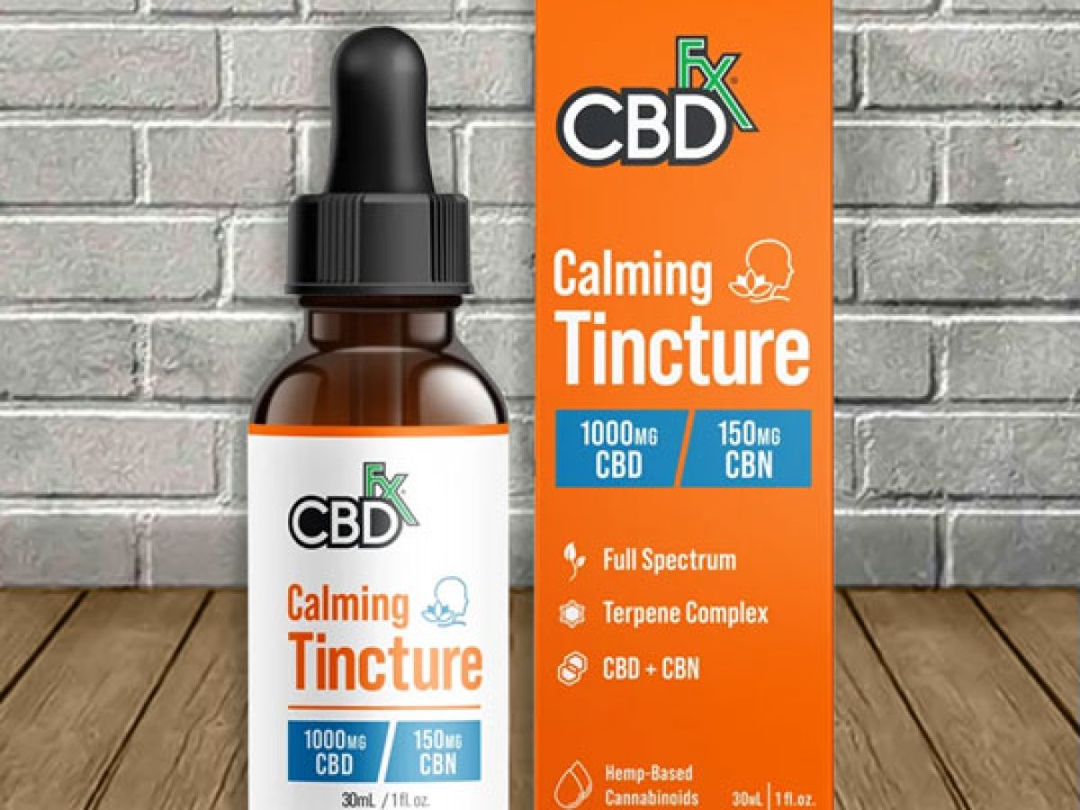 CBDfx Calming Blend CBD + CBN Drops - Great CBD Shop