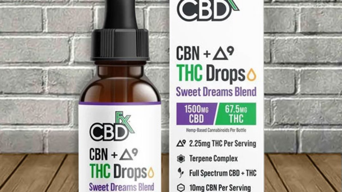 CBDfx Sweet Dreams Blend Delta 9 + CBN Drops - Great CBD Shop