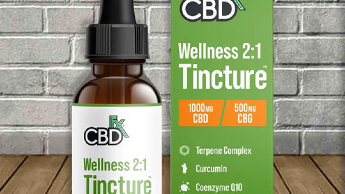 CBDfx Wellness Blend CBD + CBG Drops - Great CBD Shop