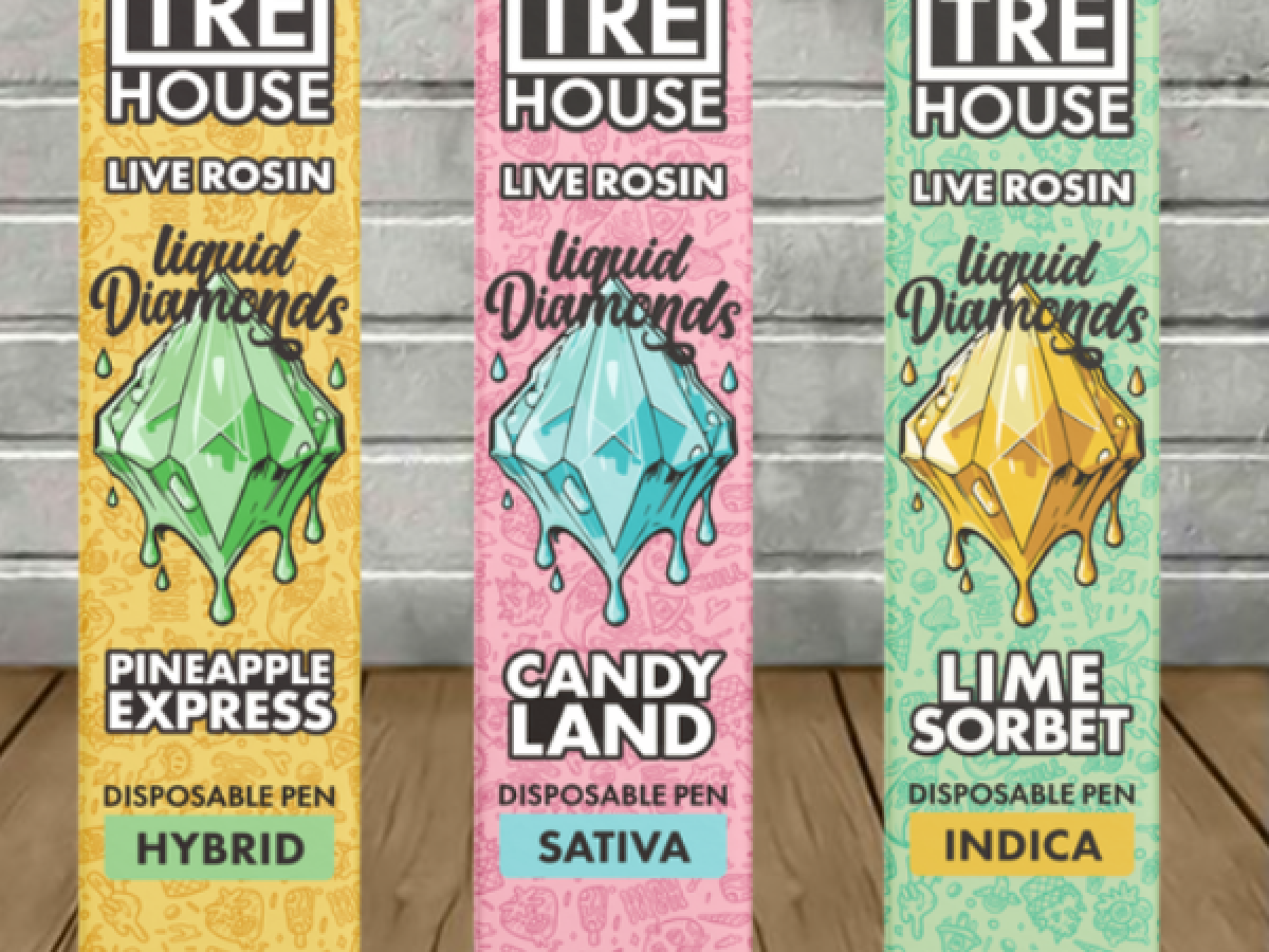 TRE House Live Rosin Liquid Diamonds Disposable 2g - Great CBD Shop