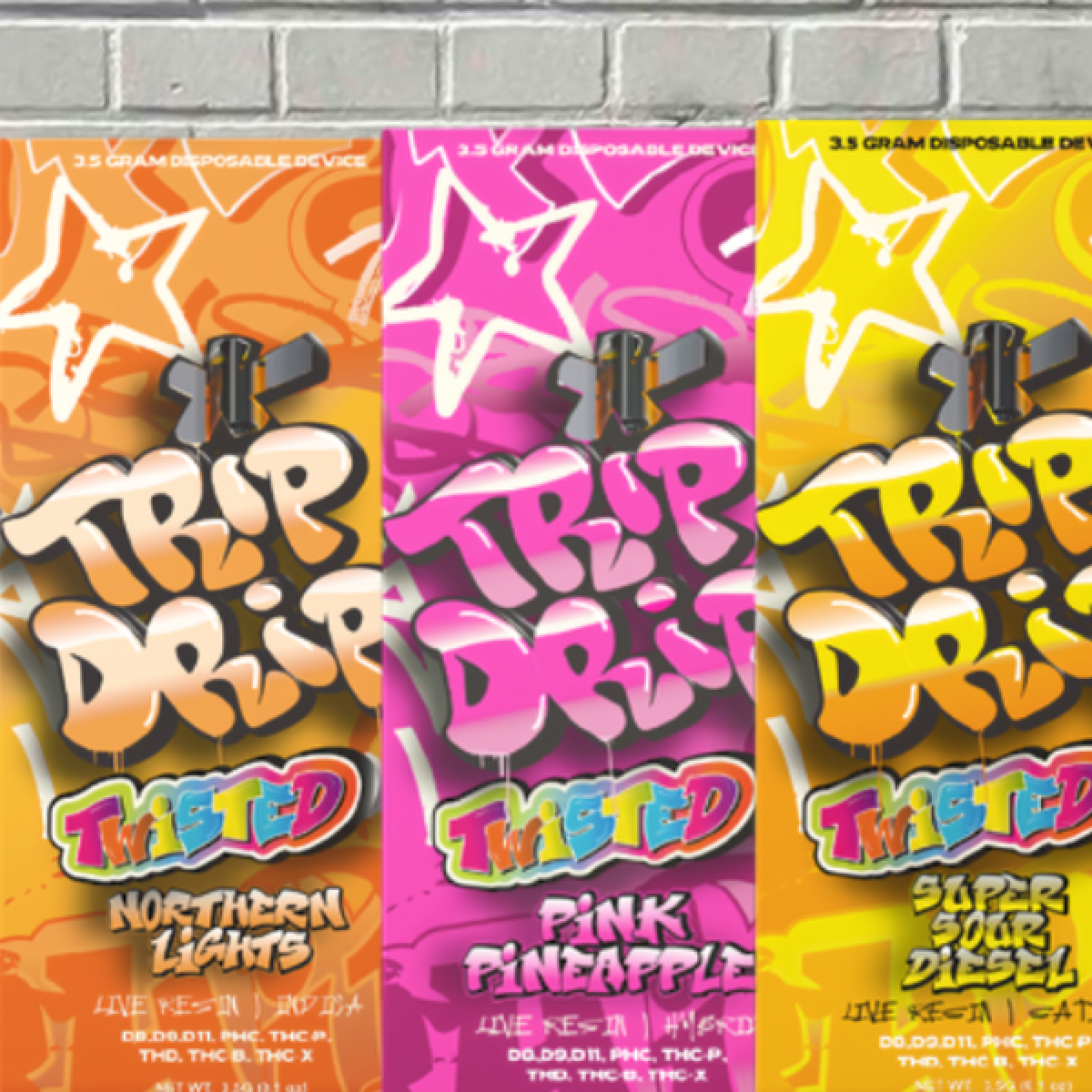 Trip Drip Live Resin Twisted Disposable 3.5g - DISCONTINUED