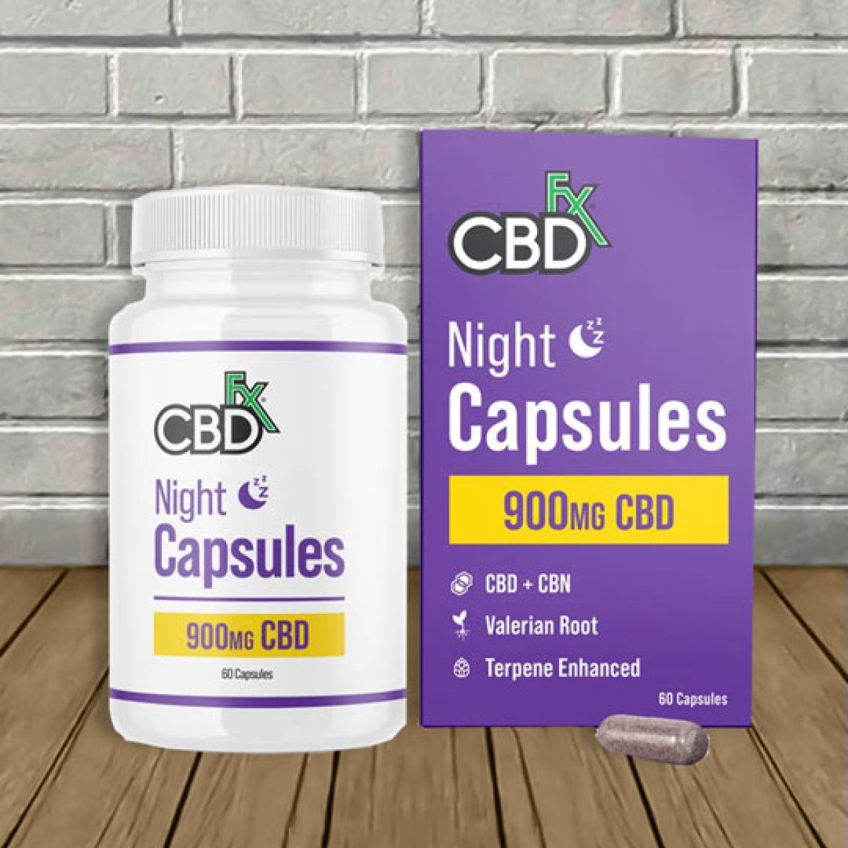 CBDfx CBD + CBN Night Time Capsules - Great CBD Shop