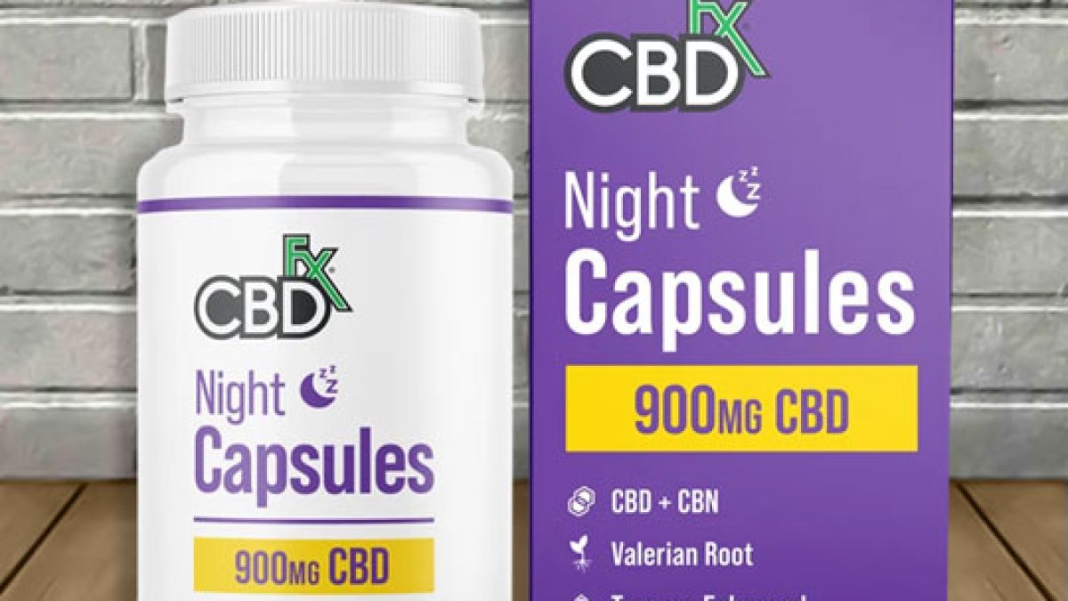 CBDfx CBD + CBN Night Time Capsules - Great CBD Shop