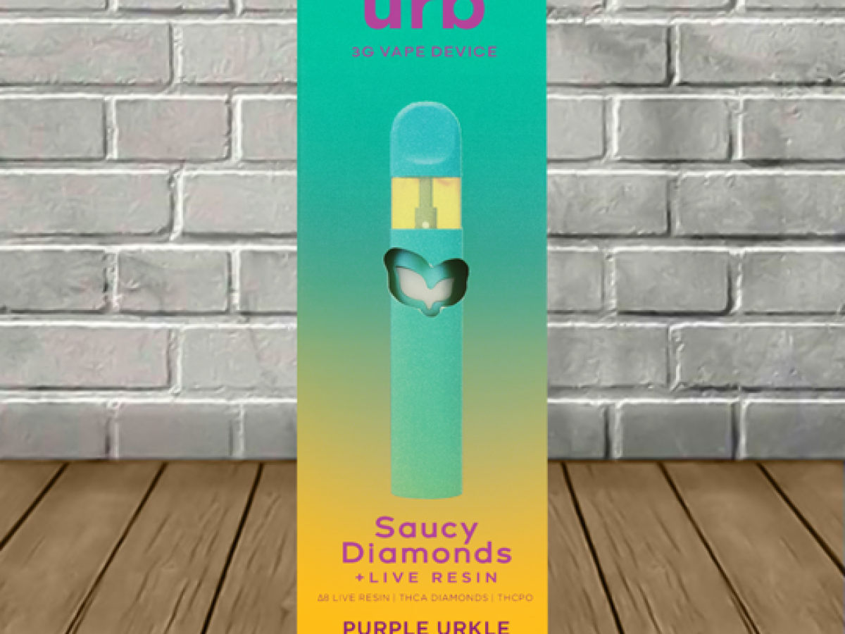 Urb Disposable Vape Review URB Saucy Diamonds Disposable 3ml – Rock N' Roll  It Disposable THC Vapes: Delta 8, Delta 10, THCP & More URB