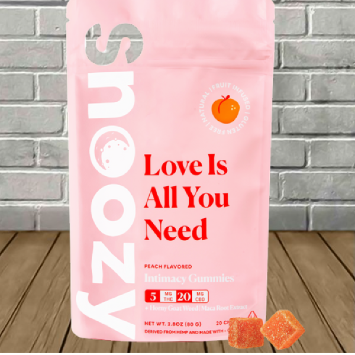 Snoozy Love Is All You Need Delta 9 Gummies 100mg - Great CBD Shop