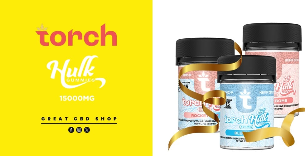 Torch Lil’ Hulk Gummies 375mg