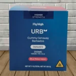 Urb D8 D9 Live Resin Gummies 200mg - 2ct-Blue Watermelon -- BULK CASE