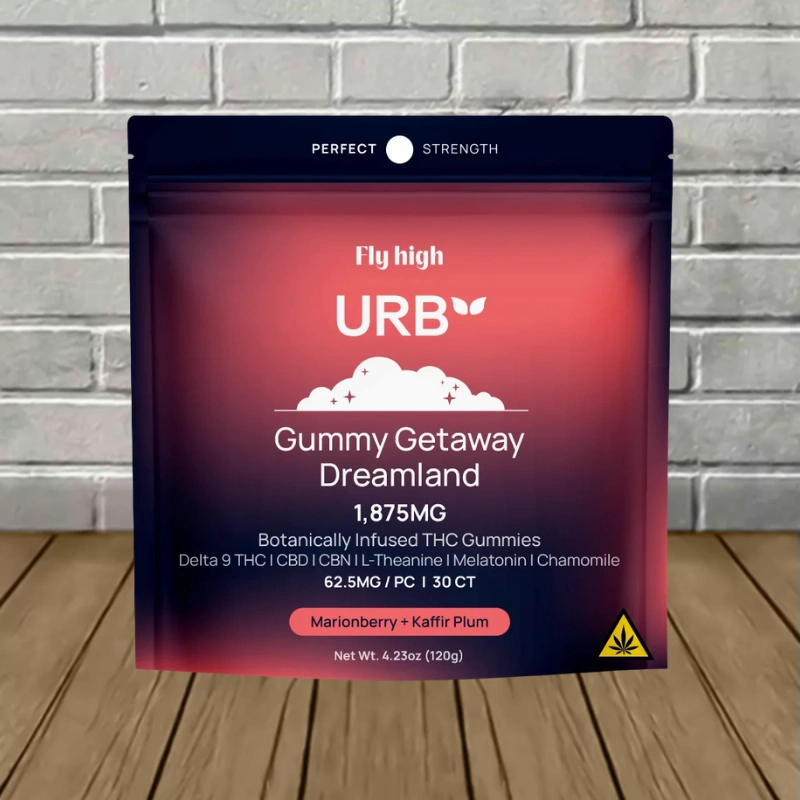 Urb Restful Botanically Infused Gummies 1875mg-Marionberry + Kaffir Plum -- 30ct Pack