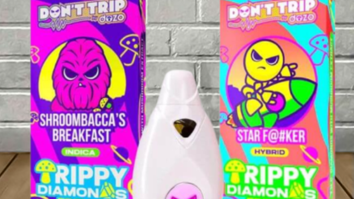 Dozo Don't Trip Trippy Diamonds Edition Disposable 5g - DISCONTINUED -  Great CBD Shop