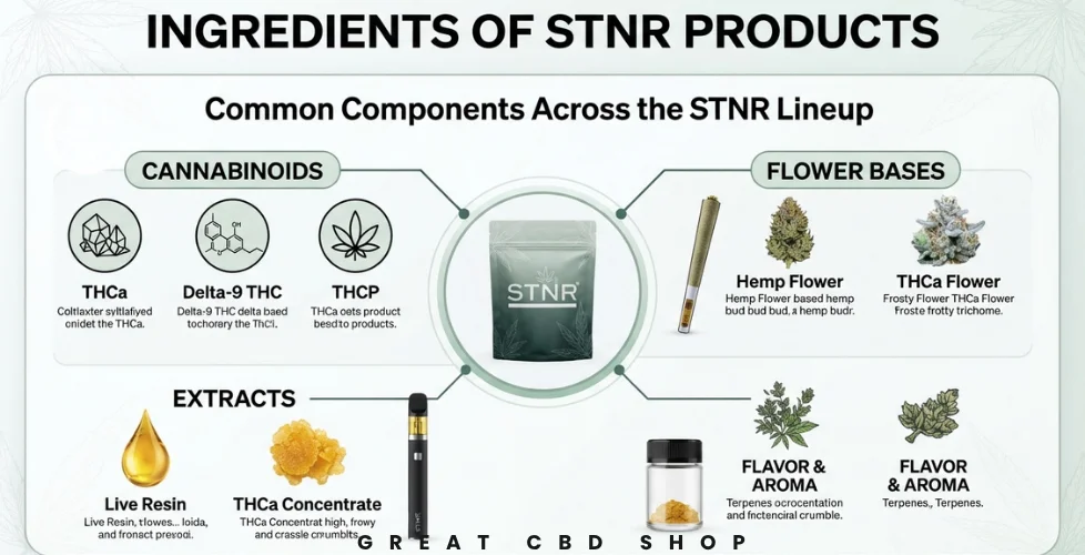 Ingredients of STNR Products