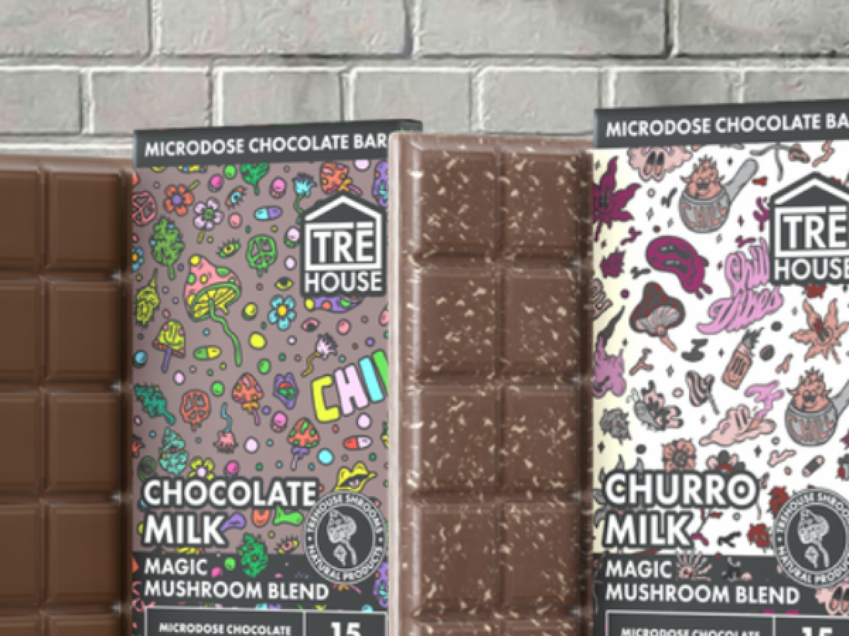 Tre House Magic Mushroom Chocolate Bar Reviews TRE House Magic Mushroom Microdose Chocolate Bar - Kiva Confection Store