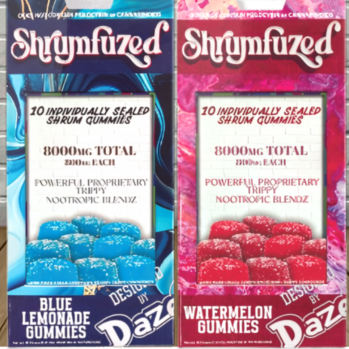 Shrumfuzed Trippy Nootropic Blendz Gummies 8000mg - Great CBD Shop Shrumfuzed Trippy Nootropic Blendz Gummies 8000mg - Great CBD Shop
