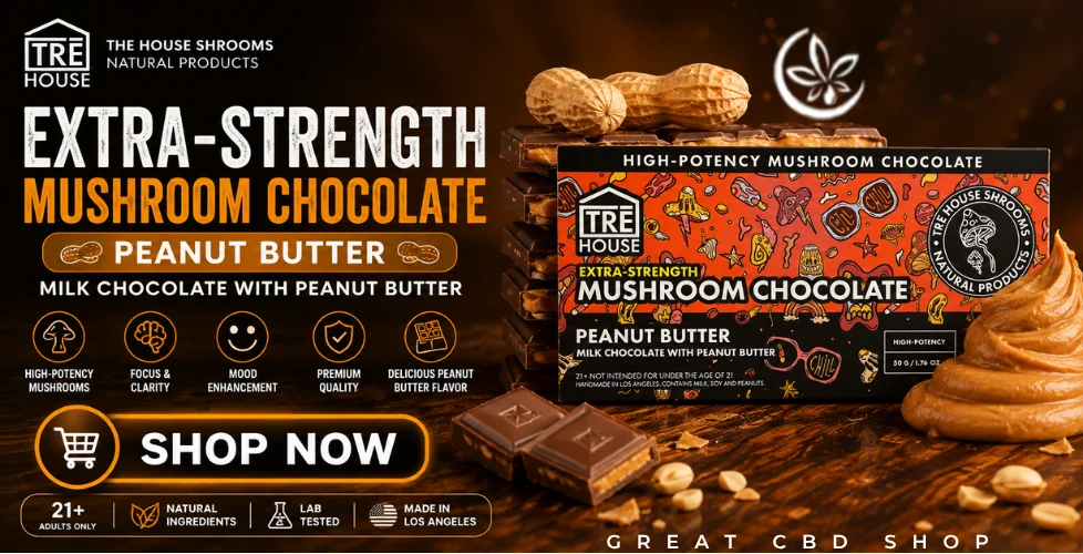 TRE House Extra Strength Magic Mushroom Chocolate Bar