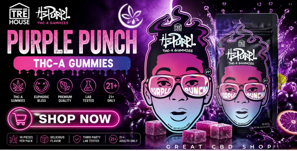 TRE House Its Purpl THCa Gummies 15ct