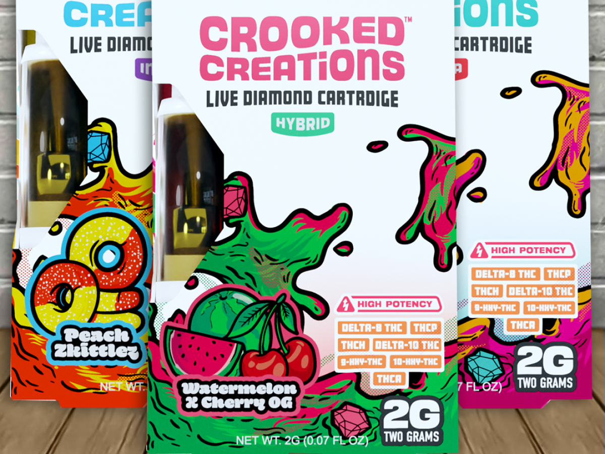 elf bar vape uk Crooked Creations D8 + THCP + THCH + D10 + THCA + HXY-9 + HXY-10 4.5G Live  Diamond Bar main image 0