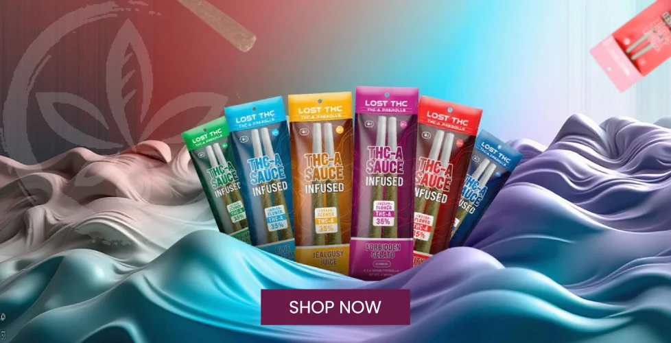 Lost THC 35% THCa Sauce Infused Pre-Rolls 4g