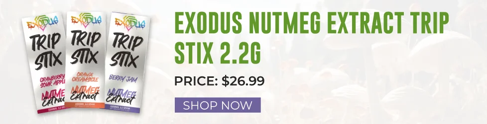 Exodus Premium Mushroom Extract Mushy Vapes 2.2g
