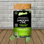 Numb Cannabis Co Live Resin Shrooms + THC Gummies 7660mg-Apple Pear -- 20ct Jar