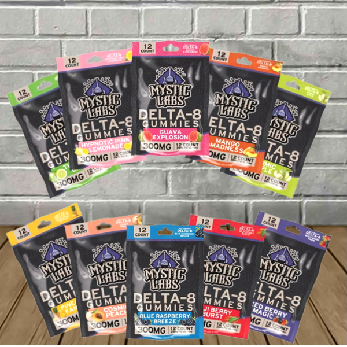 Mystic Labs Delta 8 THC Gummies 300mg - Great CBD Shop