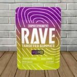 Rave Kratom Targeted Kratom Extract Gummies NUMB 250mg - NUMB -- 10ct Pack